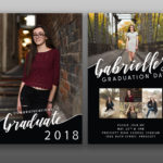 Graduation announcement- Design, Print
